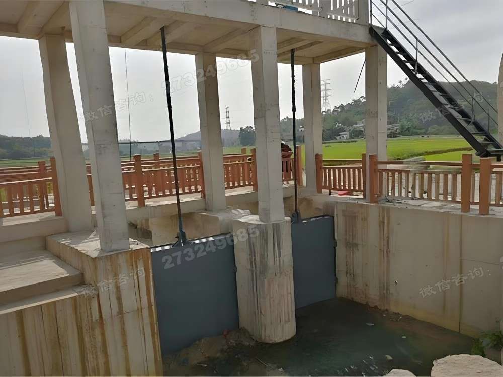 米脂县双孔水利闸站闸门
