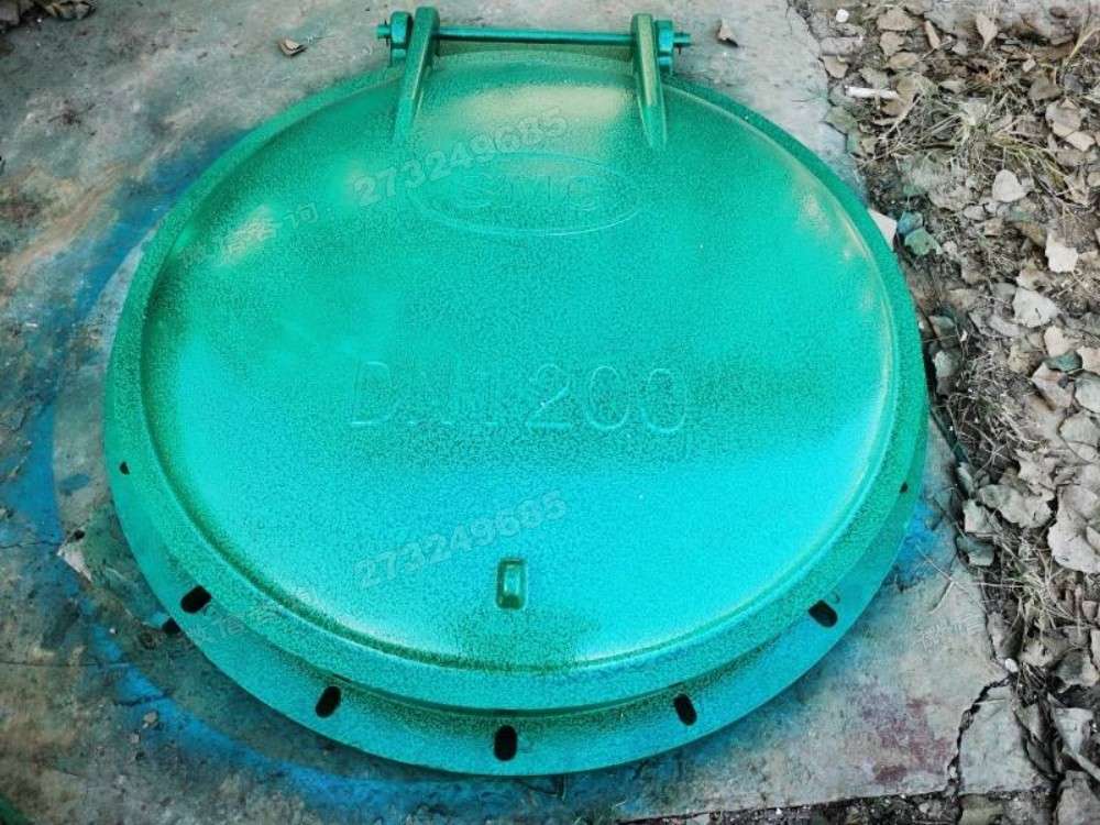米脂县绿色DN1200玻璃钢拍门