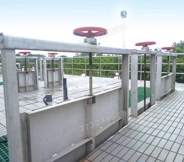 盱眙县多台并联不锈钢闸门