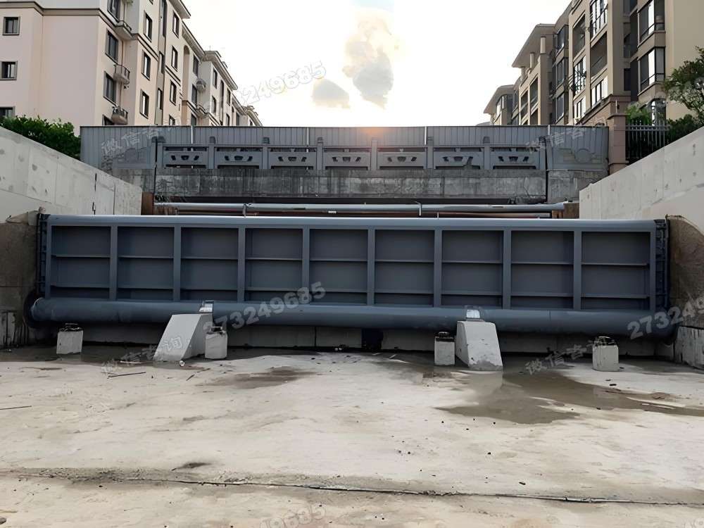 怀来城市水利底轴钢坝