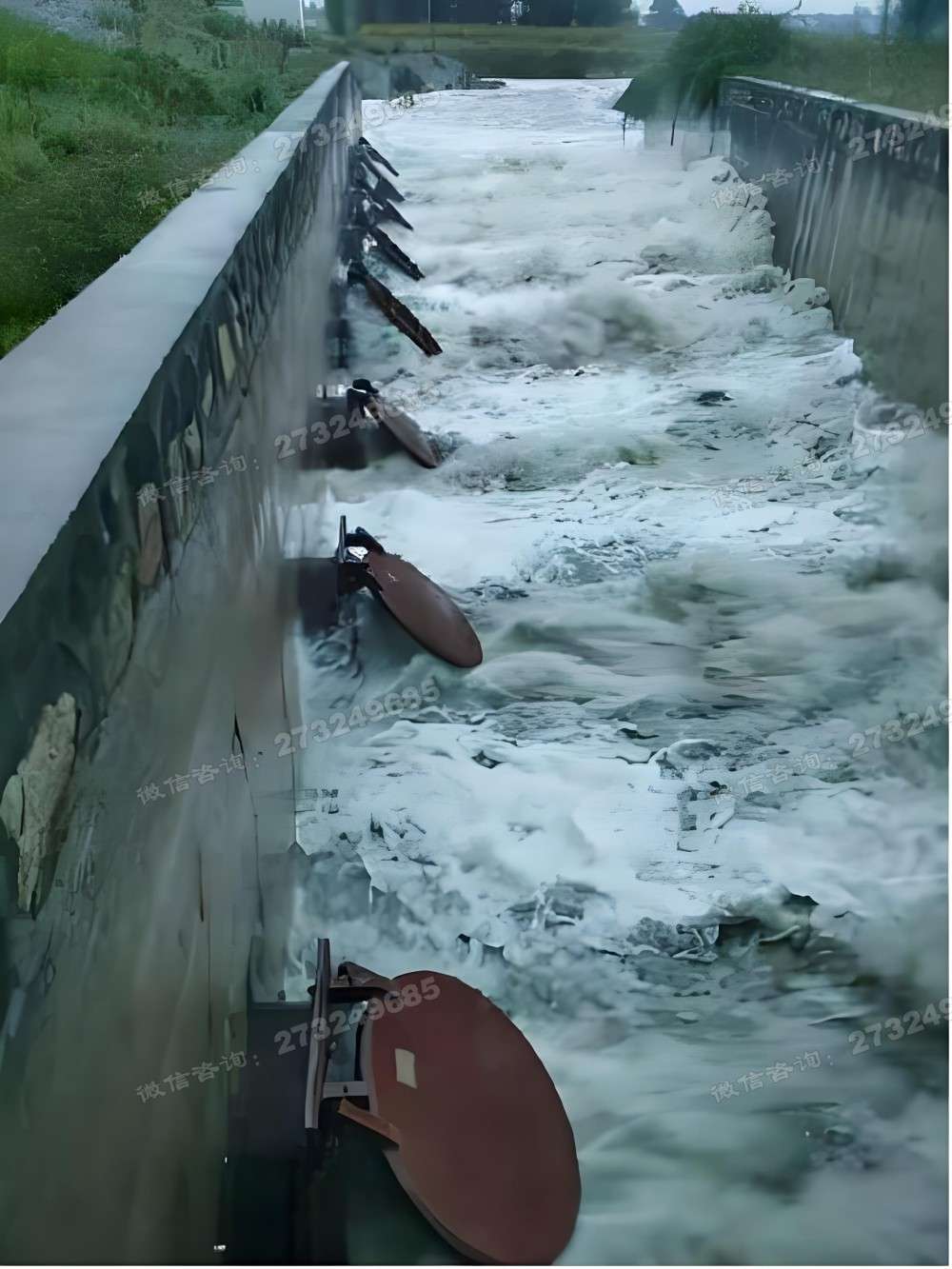 米脂县渠道排水潮门