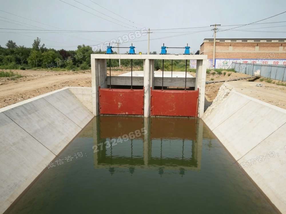 双门渠道排水闸