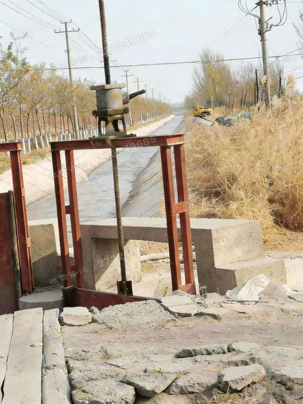 米脂县灌区渠道控制闸