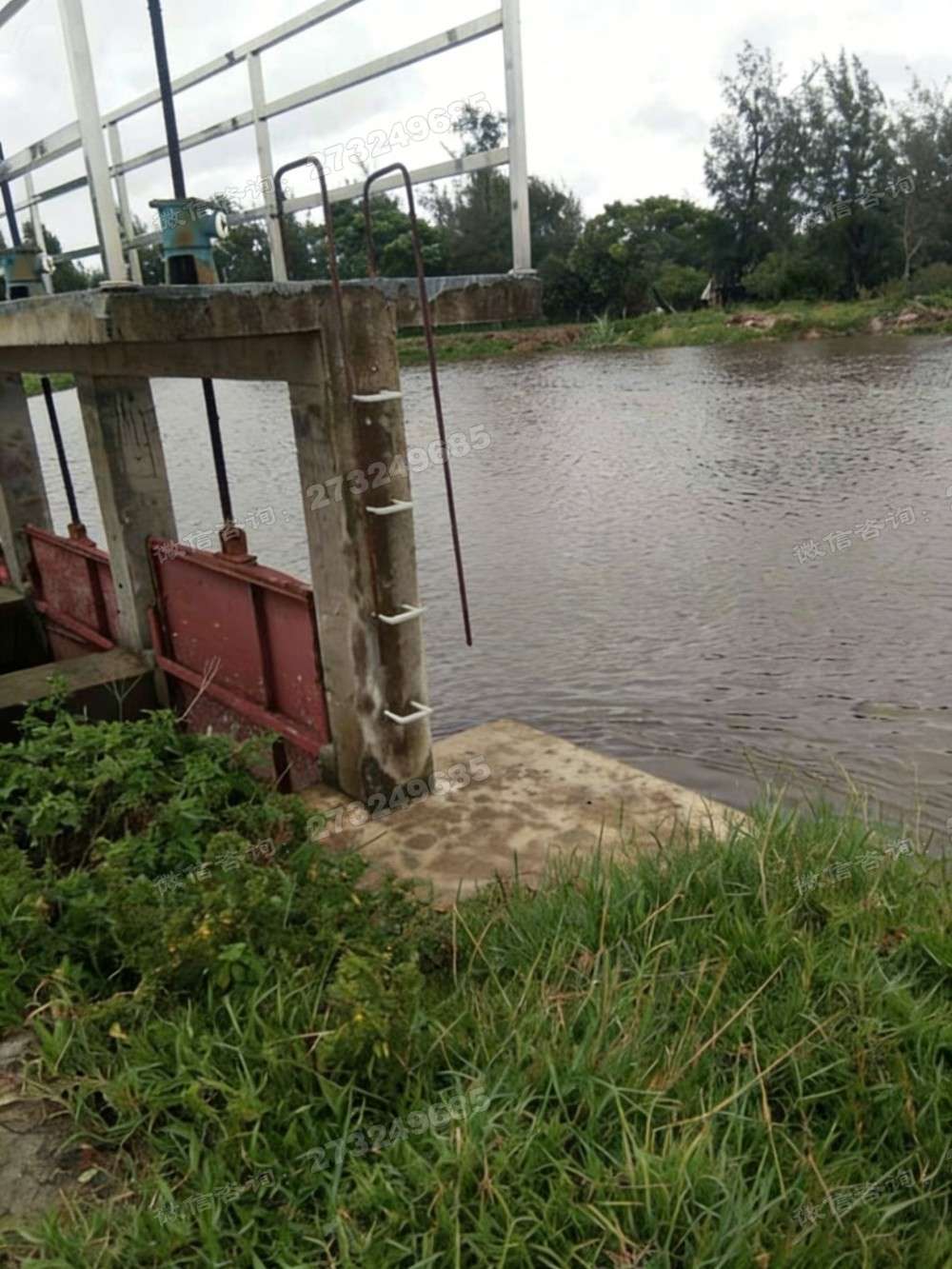 河边渠道控制闸