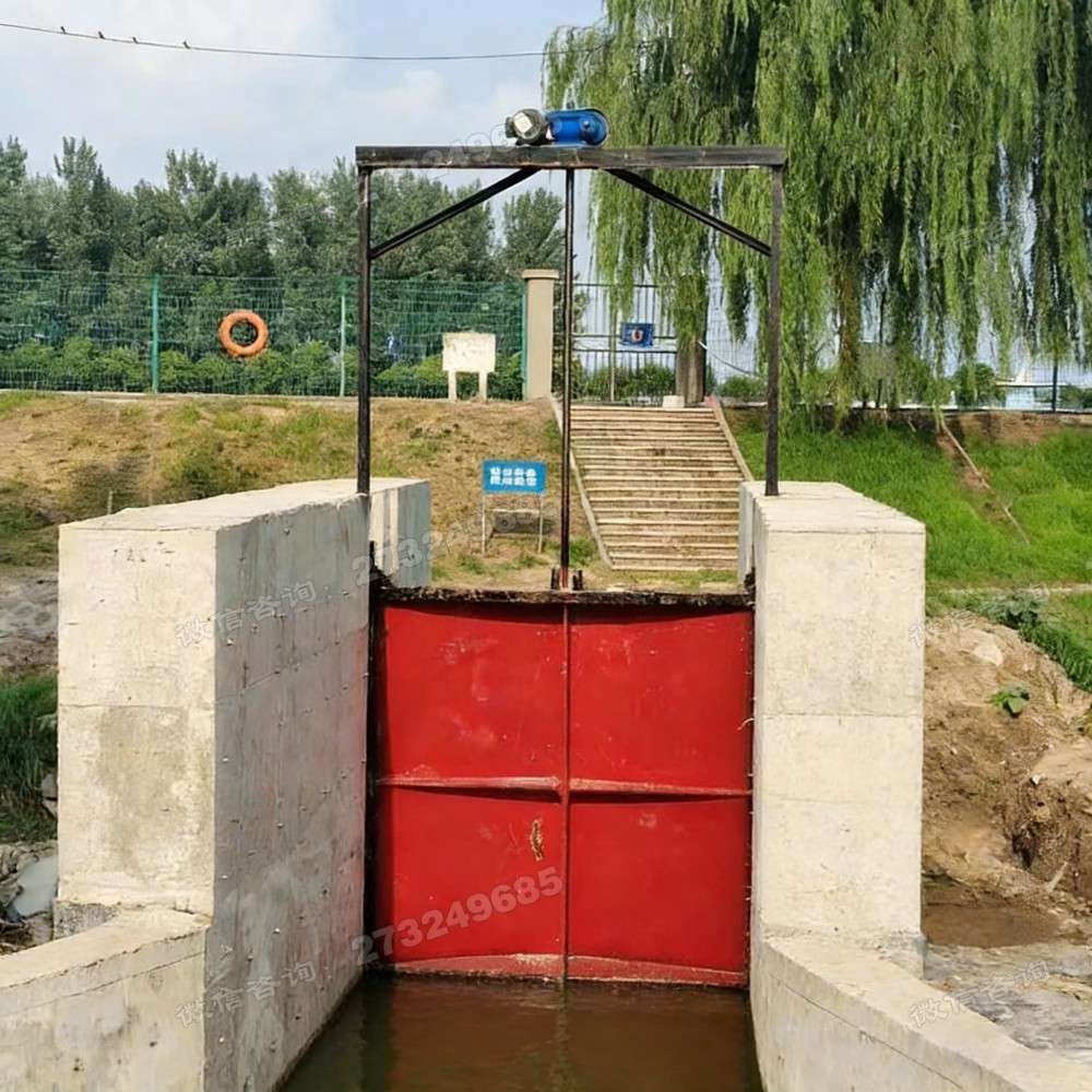双扇电动渠道闸