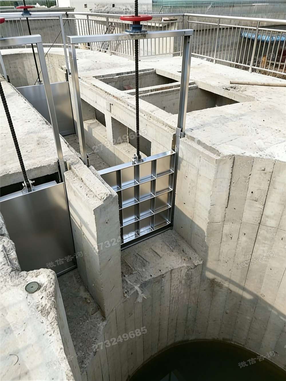 水池不锈钢电动闸门