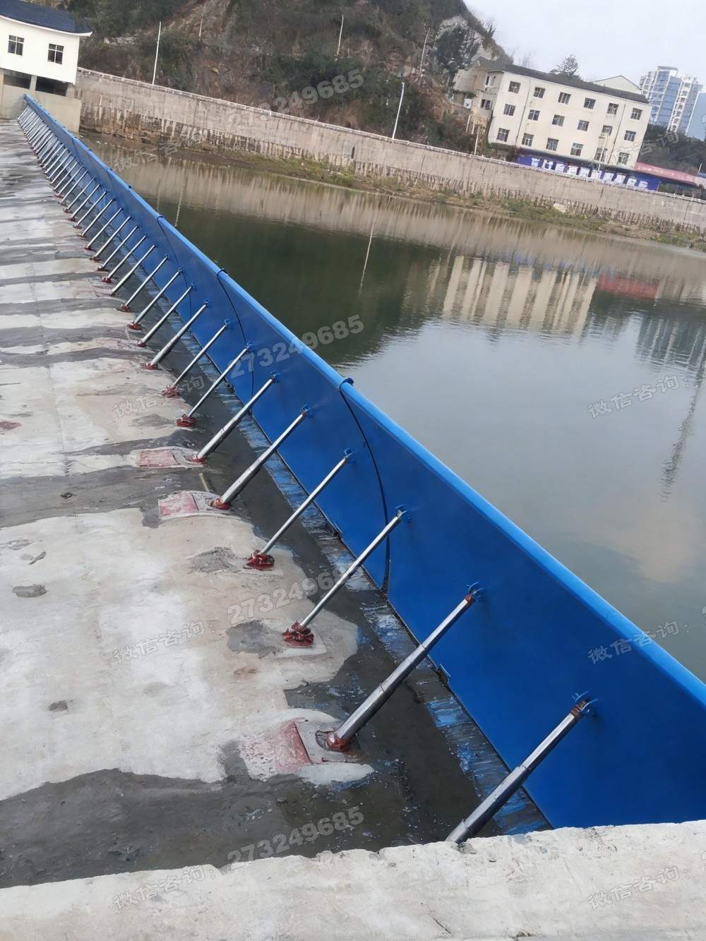 米脂县城市河道液压坝闸门系统
