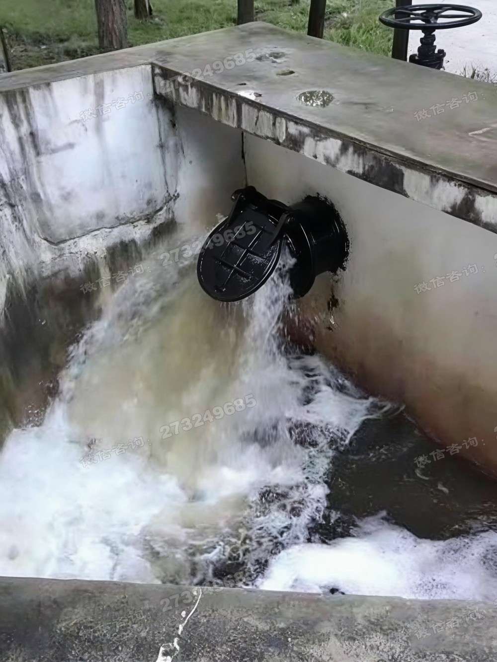 盱眙县渠道排水铸铁拍门