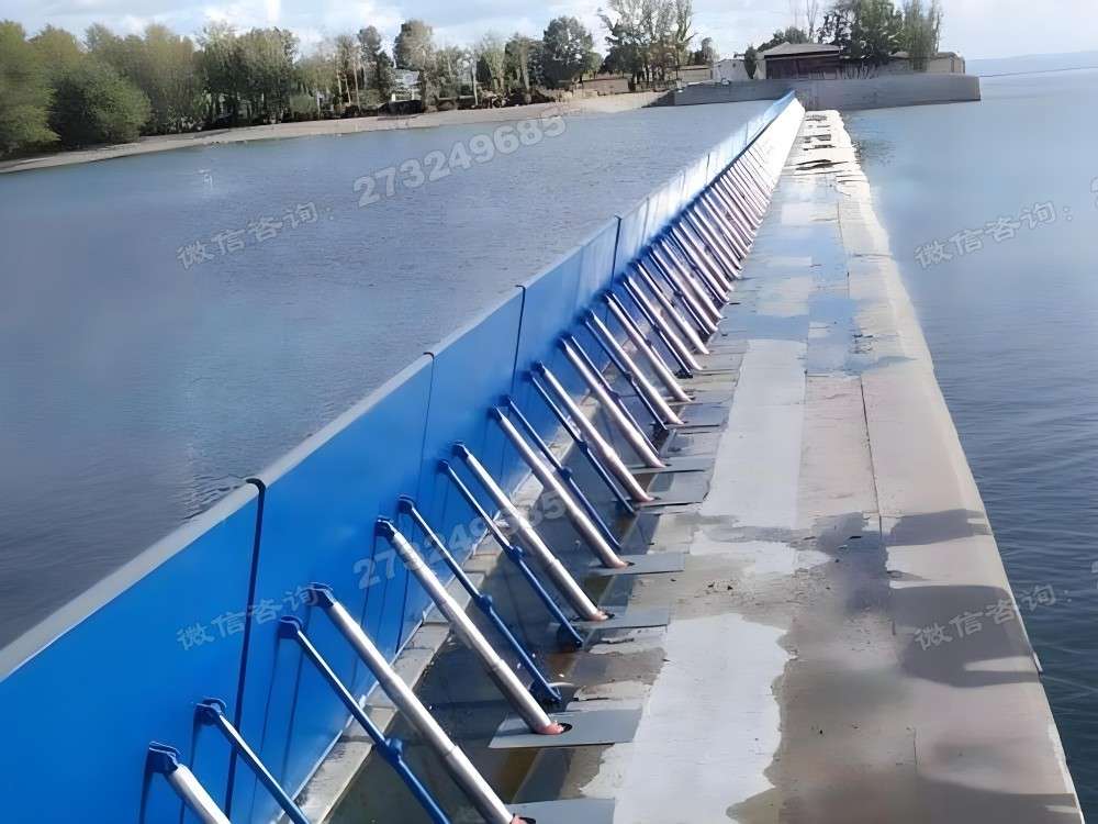 米脂县蓝色湖泊液压钢坝