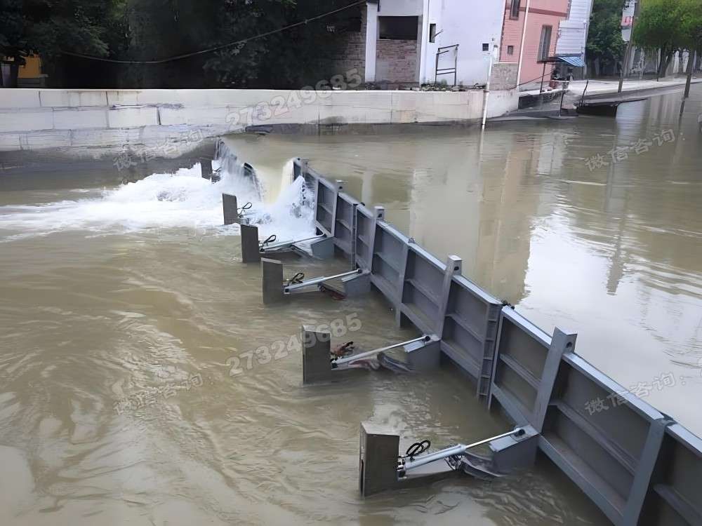 紧急泄洪液压钢坝