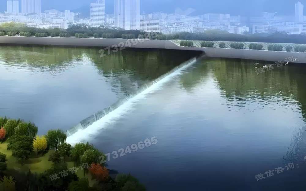 平谷城市灰色瀑布液压钢坝