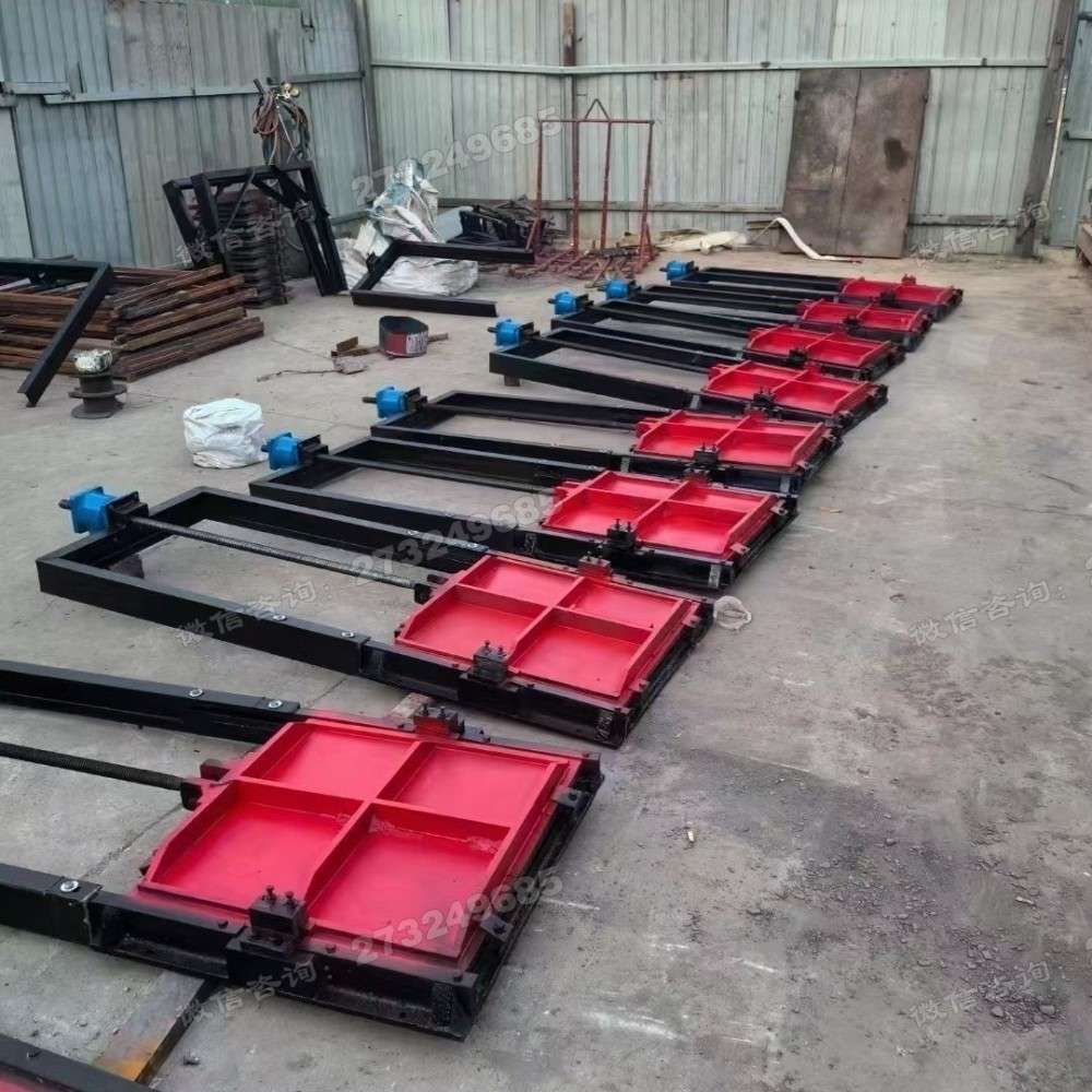 带启闭机铸铁方闸门