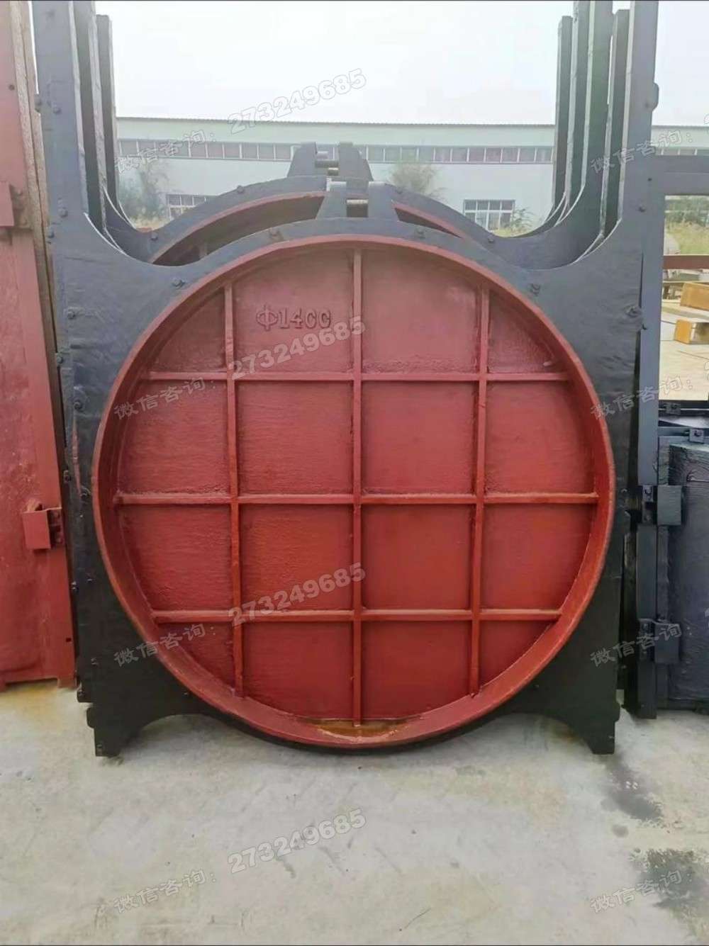 叠放铸铁圆闸门