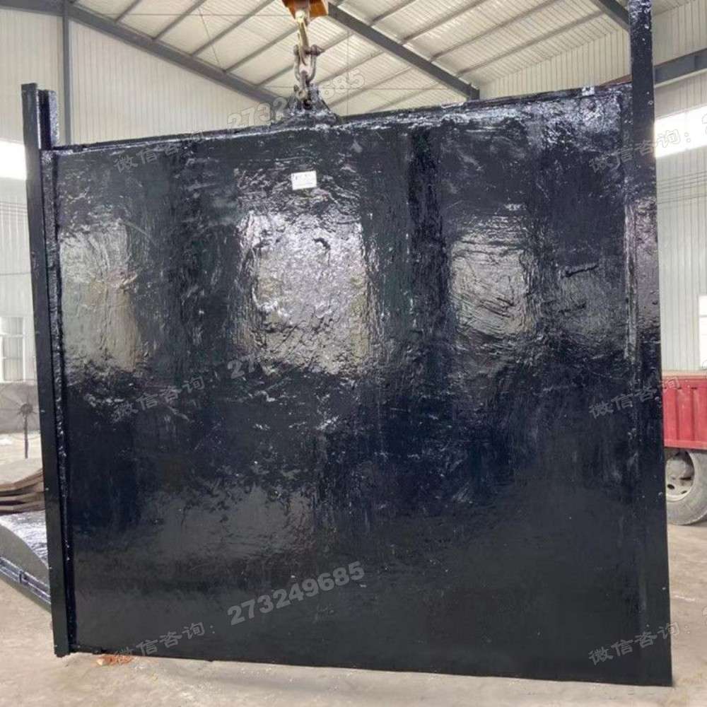黑色防腐铸铁方闸门